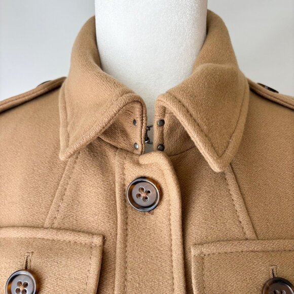 Banana Republic Military Long Camel Wool Coat - Picture 8 of 16
